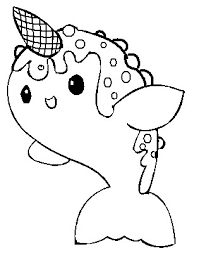 If you want more quality coloring pictures, please select the large size button. Coloring Pages Of Cute Narwhals Creative Art