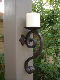 Candle Sconce Iron Hand Forged
