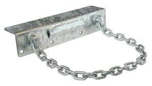 galvanized chain pile holder dock