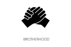 Brotherhood black glyph icon | Unity logo, Glyph icon, Brotherhood