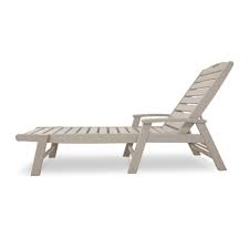 Yacht Club Chaise With Arms Stackable