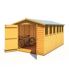 Shire 12 X 8 Overlap Apex Garden Shed