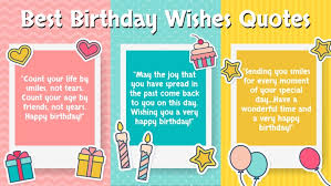 birthday wishes cards frame by