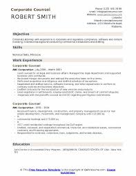 An outstanding law cv will help you to stand out from the crowd. Corporate Counsel Resume Samples Qwikresume