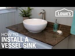 How To Install A Vessel Sink You