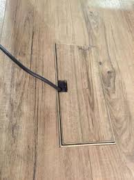 electrical outlets in floor