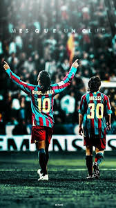 ʁonawˈdʒĩɲu gaˈuʃu) or simply ronaldinho. Ronaldinho And Messi Wallpaper Iphone 576x1024 Wallpaper Teahub Io