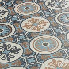 morrocan tile effect vinyl flooring