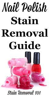 Nail Polish Stain Removal Guide