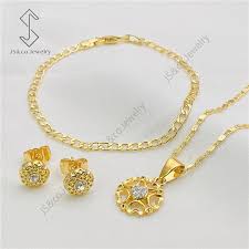 jewelry 22k saudi gold plated jewelry