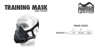 Training Mask Black Silver L Black Silver