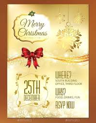 Office Holiday Templates Free Party Christmas Invite Template