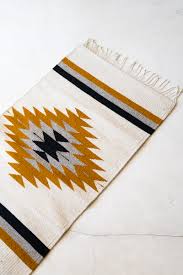 zapotec diamond handwoven mexican rug