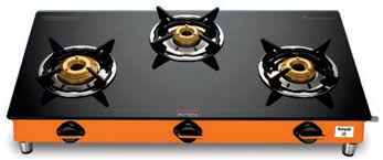A gas stove is a stove that is fuelled by combustible gas such as syngas, natural gas, propane, butane in this clipart you can download free png images: Preethi Sparkle Marigold Gts126 3burner Gas Stove