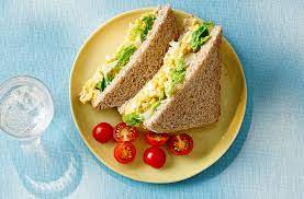 coronation egg mayonnaise sandwich