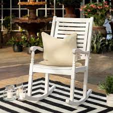 acacia wood outdoor rocking chair