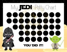 Printable Star Wars Potty Training Chart Instant Download