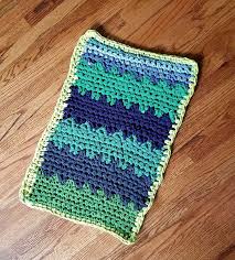 how to make a crochet t shirt rug