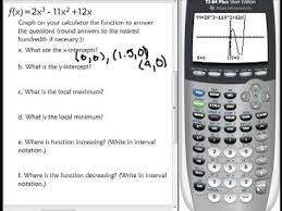 College Algebra Graphing