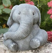 Stone Figurine Elephant Decorative For
