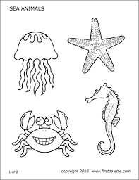 In addition, the child will be able to quickly expand his horizons and remember the types of marine inhabitants. Jellyfish Free Printable Templates Coloring Pages Firstpalette Com