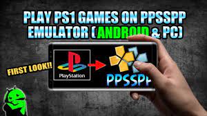 play ps1 games on ppsspp emulator