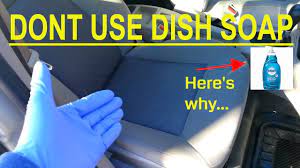 how to clean cloth car seats at home