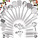 Alibaba.com offers 430 stainless steel kitchen utensils in different materials such as metal and plastic and a wide range of colors. Amazon Com Klee Deluxe 29 Piece Heat Resistant Stainless Steel Kitchen Utensil Set Flatware Sets