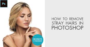 how to remove stray hairs in photo