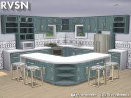 Sims can watch it while cooking even if placed with moveobject with more precision Ravasheen S Simmer Down Kitchen Counter Set