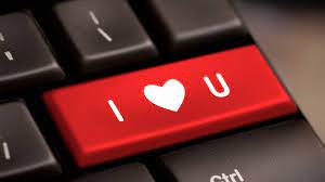 Love You Words In A Keyboard 4K HD ...