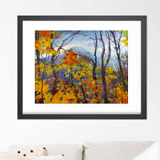 Landscape Art Prints Autumn Mountain