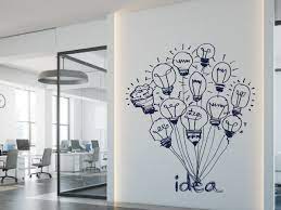 Idea Bulb Office Wall Decal Classroom