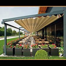 Retractable Awning Pvc Pergola Roof