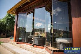 Wood Frameless Folding Doors Van Acht