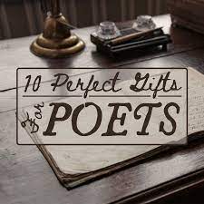 gift ideas for poets and poetry