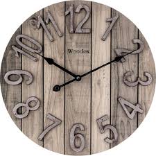 Buy Westclox Wood Grain Wall Clock