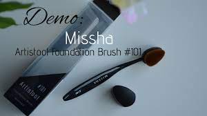 demo missha artistool foundation brush