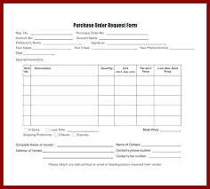 Purchase Order Request Form Excel Requisition Template Word