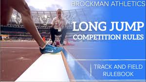 rules of long jump compeion