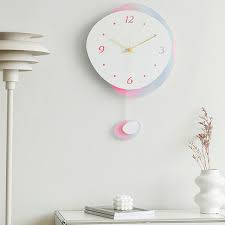 Swing Wall Clock Decoration Acrylic