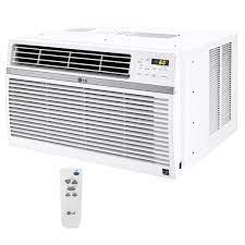Sold and shipped by spreetail. Lg Electronics 10 000 Btu 115 Volt Window Air Conditioner With Remote And Energy Star In White Lw1016er The Home Depot