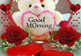 good morning teddy bear gift picture
