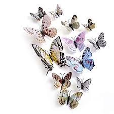 Depslee beautiful yellow butterfly i never left you i watch you every day, wall art print canvas gallery wraps ready to hang wall decoration, home and office decor. 12pcs 3d Butterfly Wall Sticker Art Deca Buy Online In Brunei At Desertcart