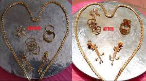 how to clean gold jewelry at home i diy