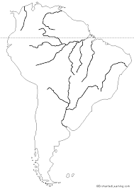 Latin America Rivers Map Good South America Single States Map With