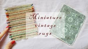 miniature vine rug tutorial how to