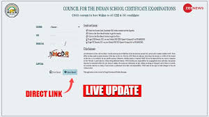 cisce org icse 10th result 2023 out