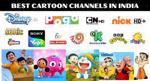 a list of top cartoon channels of india