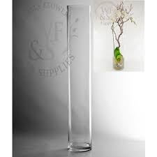 Tall Glass Cylinder Vase 24 X 4